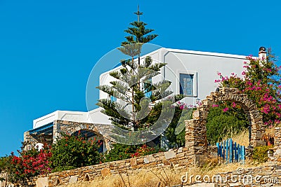 White Greek house Stock Photo