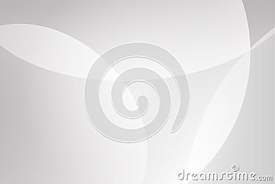 White and grey circular curve abstract background vector for business presentation. Background and abstract concept Vector Illustration