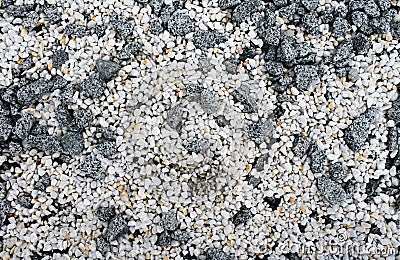 White and grey stones abstract background Stock Photo