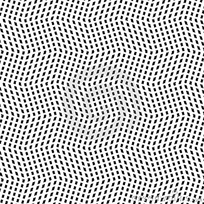 White grill, reticular pattern of crisscross, zig zag lines. Symmetric grid, mesh of lines with camber, arc effect. Cells of Vector Illustration