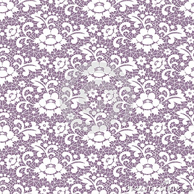 white guipure pattern Vector Illustration