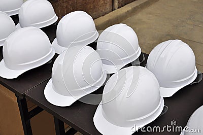 White Helmet Stock Photo