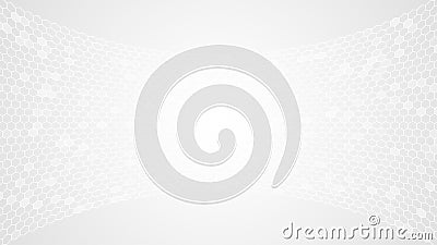 White Hexagon Background. Gray Hexagonal Backdrop. Abstract Stock Vector Illustration. Honeycomb Texture. Polygonal Tiles Vector Illustration