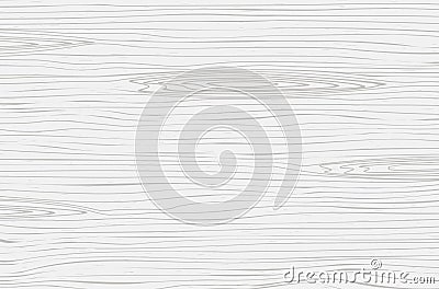 White horizontal wooden cutting, chopping board, table or floor surface. Wood texture. Vector Illustration