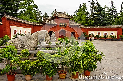 White Horse Temple Editorial Stock Photo