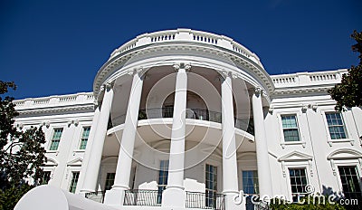 The White House detail Stock Photo