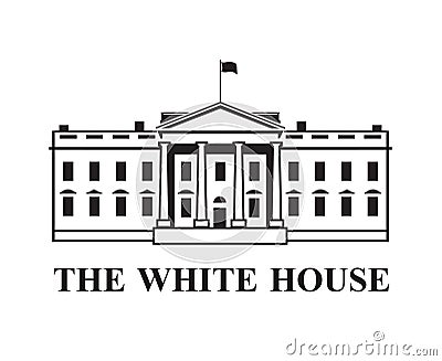 White house icon Vector Illustration