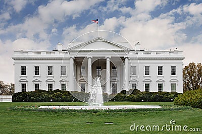 White House Rose Garden Stock Photo