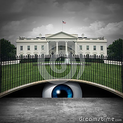 White House Secret Stock Photo