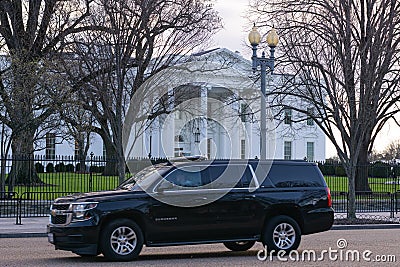 White House Secret Service Editorial Stock Photo