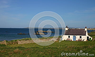 White House in Wales Stock Photo