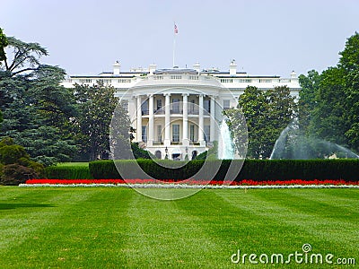 The White House Washington DC. Stock Photo