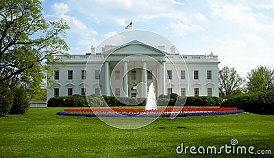 White House Washington DC Stock Photo