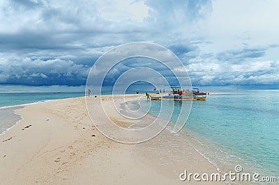 White Island (Medano Island), Philippines Editorial Stock Photo