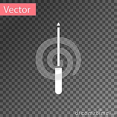 White Knife sharpener icon isolated on transparent background. Vector Illustration Vector Illustration