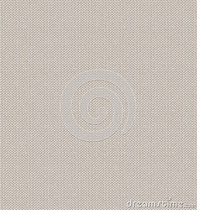 White Knitted Fabric Texture seamless background. Realistic knit vector pattern. Winter sweater christmas illustration. New Year Vector Illustration