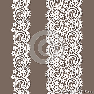 White Lace. Vector Illustration