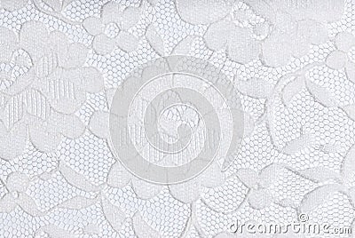 White lace on white Stock Photo