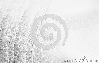 White Leather Stock Photo