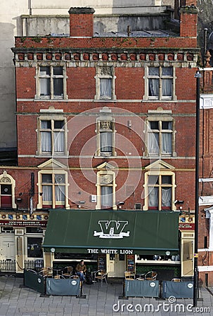 The White Lion Inn Editorial Stock Photo