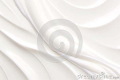 White lotion, moisturizer, skin care cosmetic product. Beauty cream texture Stock Photo