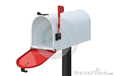 White mailbox Stock Photo