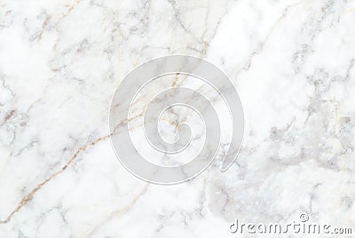 White marble texture with natural pattern for background or design art work. Stock Photo