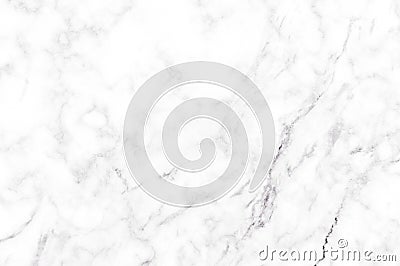 White marble texture with natural pattern for background or design art work. Stock Photo