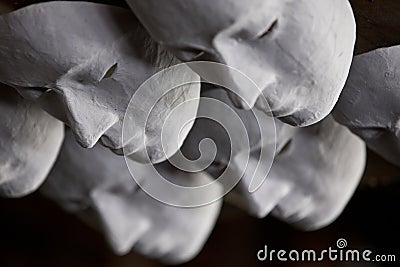 White Mask Stock Photo