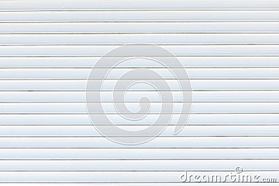 White metal roller door shutter background and texture Stock Photo