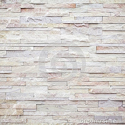 White Modern stone Brick Wall Stock Photo