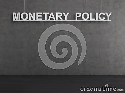 white monetary policy Stock Photo