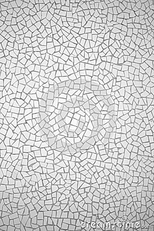 White mosaics Stock Photo
