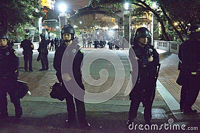 White Nationalist and Anti-Facist Groups Brawl In Downtown Berkeley California Editorial Stock Photo