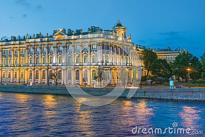 The White Nights in St,Petersburg Stock Photo