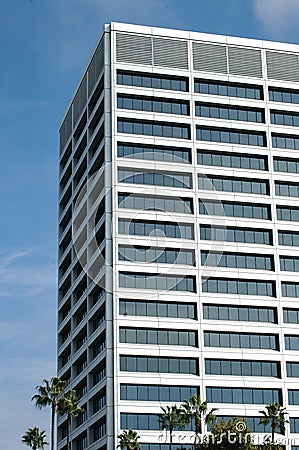 White Office Building Stock Photo