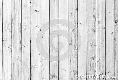 White old wood or wooden vintage plank floor or wall surface background decorative pattern. A minimal tabletop cover Stock Photo