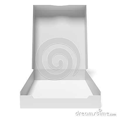 White opened package Stock Photo