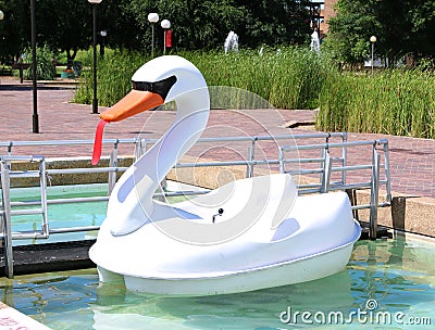 Paddle Boat Stock Photo