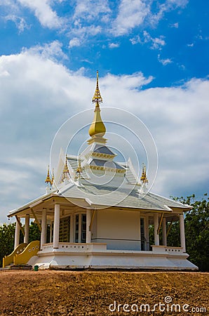 White pagoda Editorial Stock Photo