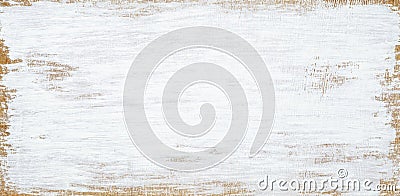 White painted wood texture seamless rusty grunge background, Scratched white paint on planks of wood wall Stock Photo