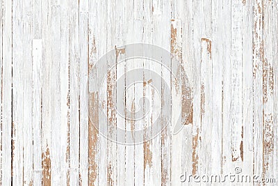 White painted wood texture seamless rusty grunge background Stock Photo