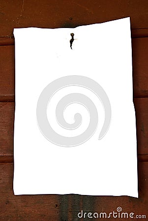 White paper Stock Photo