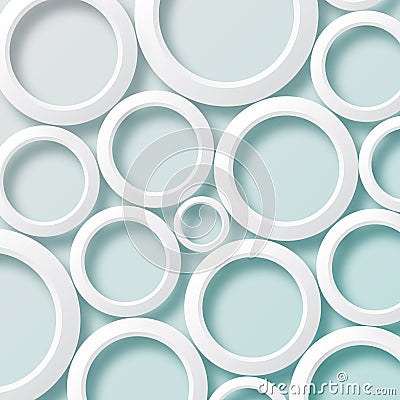 White paper circles background1 Stock Photo