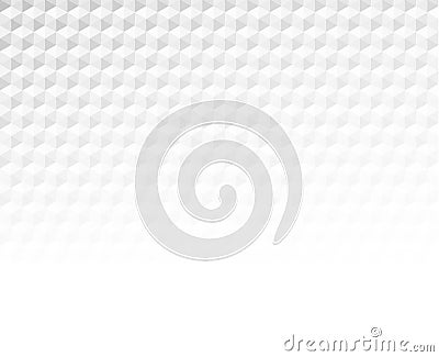 White paper hexagons textured background. Vector Illustration
