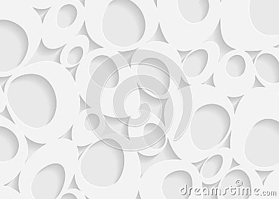 White paper pattern geometric abstract background Vector Illustration