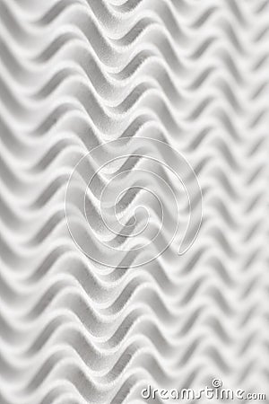 White Paper textured Background - Wave stripes vertikal with unsharpness Stock Photo