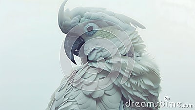 White parrot Stock Photo