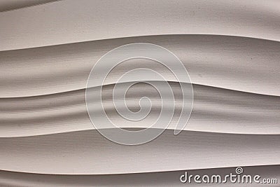 White pattern curved lines background object Stock Photo
