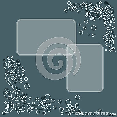 White pattern Vector Illustration